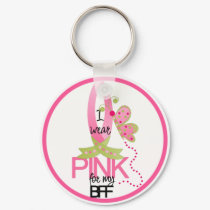 I wear Pink for my BFF keychains