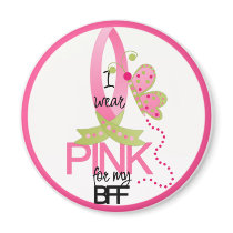 I wear Pink for my BFF magnets