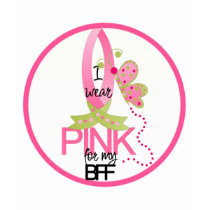 I wear Pink for my BFF t-shirts