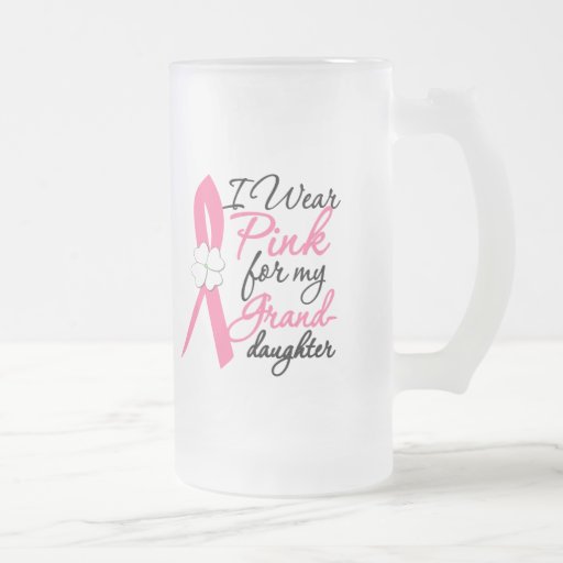 I Wear Pink For My Granddaughter Mugs
