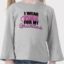 I Wear Pink for My Grandma - Breast Cancer t-shirts