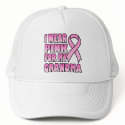I Wear Pink for My Grandma Hat by pinkribbonshirts I Wear Pink for My Grandma Hat