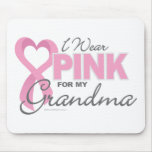 I Wear Pink For My Grandma Mousepads
