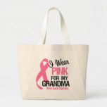 I Wear Pink For My Grandma bags
