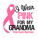 I Wear Pink For My Grandma t-shirts by cancerapparel I Wear Pink For My Grandma t-shirts