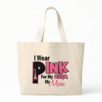 I Wear Pink For My Mom 19 BREAST CANCER Bag