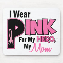 I Wear Pink For My Mom 19 BREAST CANCER Mouse Mats