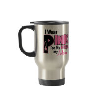 I Wear Pink For My Mom 19 BREAST CANCER Mug