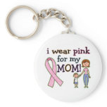 I Wear Pink for My Mom Kids Boys keychains