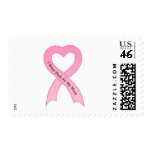 I Wear Pink for My Mom Pink Ribbon Stamps