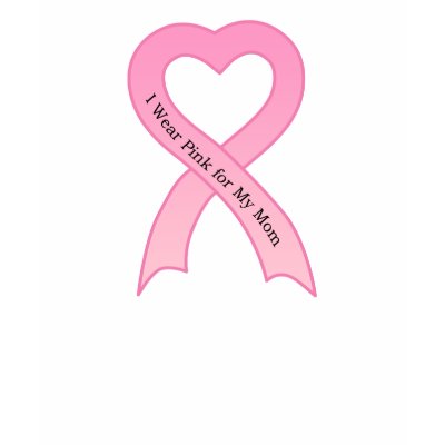 I Wear Pink for My Mom Pink Ribbon T-Shirt