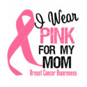 I Wear Pink For My Mom t-shirts by cancerapparel I Wear Pink For My Mom t-shirts