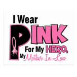 I Wear Pink For My Mother-In-Law 19 Post Card