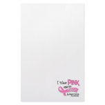 I Wear Pink For My Niece 42 Breast Cancer Customized Stationery
