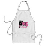 I Wear Pink For My Patients 19 BREAST CANCER Apron