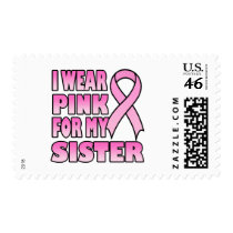 I Wear Pink for My Sister Stamps by pinkribbonshirts I Wear Pink for My Sister Stamps