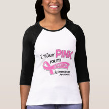 I Wear Pink For My Stepmom 42 Breast Cancer Tshirt