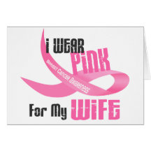 I Wear Pink For My Wife 33 Cards