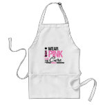 I Wear Pink For The Cure Aprons