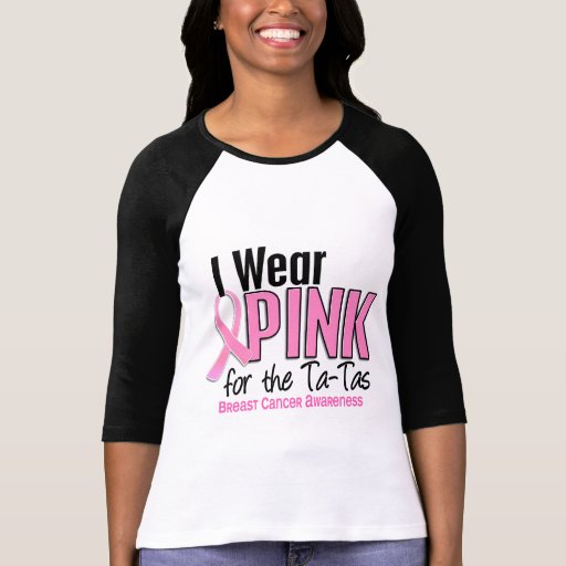 I Wear Pink For The Ta-Tas 10 Breast Cancer T-shirt