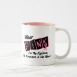 I Wear Pink Ribbon For FST 8 Breast Cancer Mug