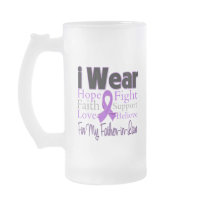 I Wear Purple Father-in-Law - Pancreatic Cancer Mugs