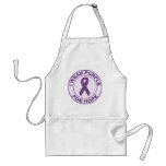 I Wear Purple For Hope Aprons