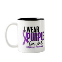 I Wear Purple For ME 10 Epilepsy Coffee Mug