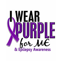 I Wear Purple For ME 10 Epilepsy Tees