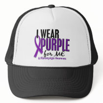 I Wear Purple For ME 10 Fibromyalgia Trucker Hats