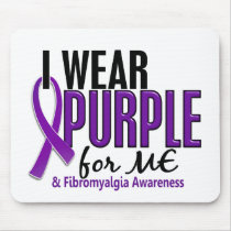 I Wear Purple For ME 10 Fibromyalgia Mouse Pads