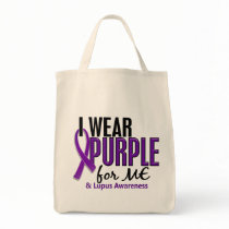 I Wear Purple For ME 10 Lupus Tote Bag
