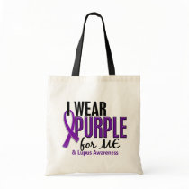 I Wear Purple For ME 10 Lupus Bags