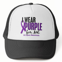 I Wear Purple For ME 10 Lupus Hat