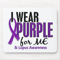 I Wear Purple For ME 10 Lupus Mouse Pad