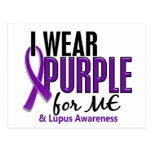 I Wear Purple For ME 10 Lupus Post Cards