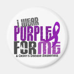 I Wear Purple For ME 6 Crohn’s Disease Refrigerator Magnets