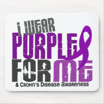 I Wear Purple For ME 6 Crohn’s Disease Mouse Pads