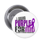 I Wear Purple For ME 6 Crohn’s Disease Pin