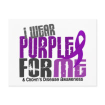I Wear Purple For ME 6 Crohn’s Disease Post Card