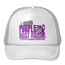I Wear Purple For My Best Friend 6 Crohn’s Disease Trucker Hat