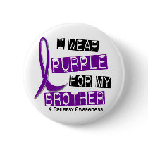 I Wear Purple For My Brother 37 Epilepsy Pins