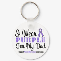 I Wear Purple For My Dad keychains by giftsforawareness I Wear Purple For My Dad keychains