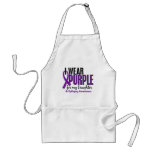 I Wear Purple For My Daughter 10 Epilepsy Apron