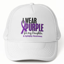 I Wear Purple For My Daughter 10 Epilepsy Hats