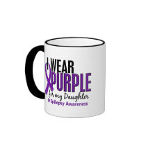 I Wear Purple For My Daughter 10 Epilepsy Mug