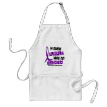 I Wear Purple For My Daughter 37 Epilepsy Apron