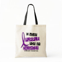 I Wear Purple For My Daughter 37 Epilepsy Bags