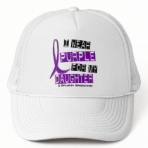 I Wear Purple For My Daughter 37 Epilepsy Mesh Hats