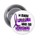 I Wear Purple For My Daughter 37 Epilepsy Pin